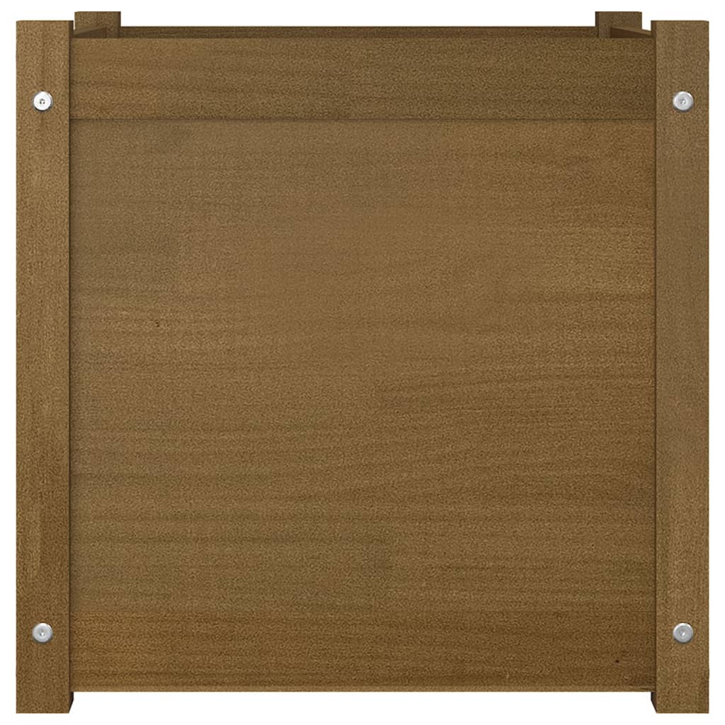 vidaXL Planters 2 pcs 50x50x50 cm solid pine wood