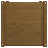 vidaXL Planters 2 pcs 50x50x50 cm solid pine wood