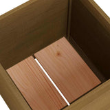 vidaXL Planters 2 pcs 50x50x50 cm solid pine wood
