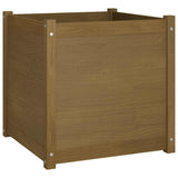 vidaXL Plantenbaken 2 st 60x60x60 cm massief grenenhout