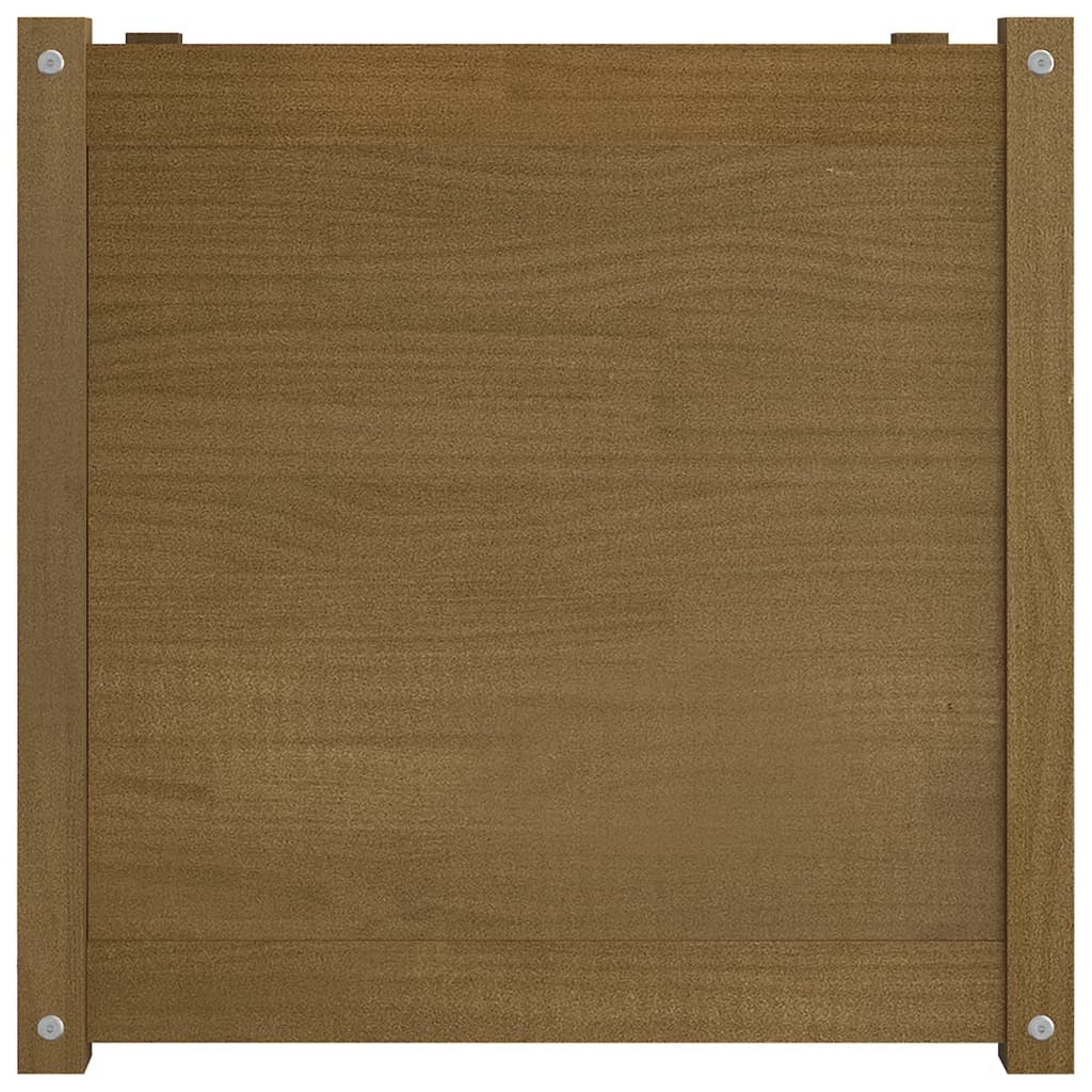 vidaXL Plantenbaken 2 st 60x60x60 cm massief grenenhout