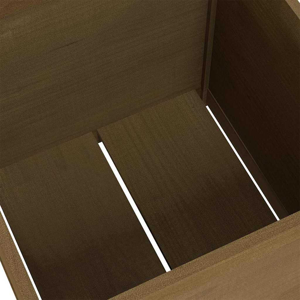vidaXL Plantenbaken 2 st 60x60x60 cm massief grenenhout