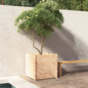 vidaXL Planter 70x70x70 cm solid pine wood