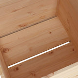 vidaXL Planter 70x70x70 cm solid pine wood