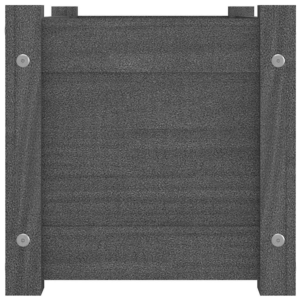 vidaXL Plantenbak 60x31x31 cm massief grenenhout