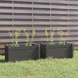 vidaXL Plantenbak 60x31x31 cm massief grenenhout