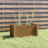 vidaXL Plantenbak 60x31x31 cm massief grenenhout