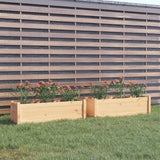 vidaXL Plantenbak 100x31x31 cm massief grenenhout