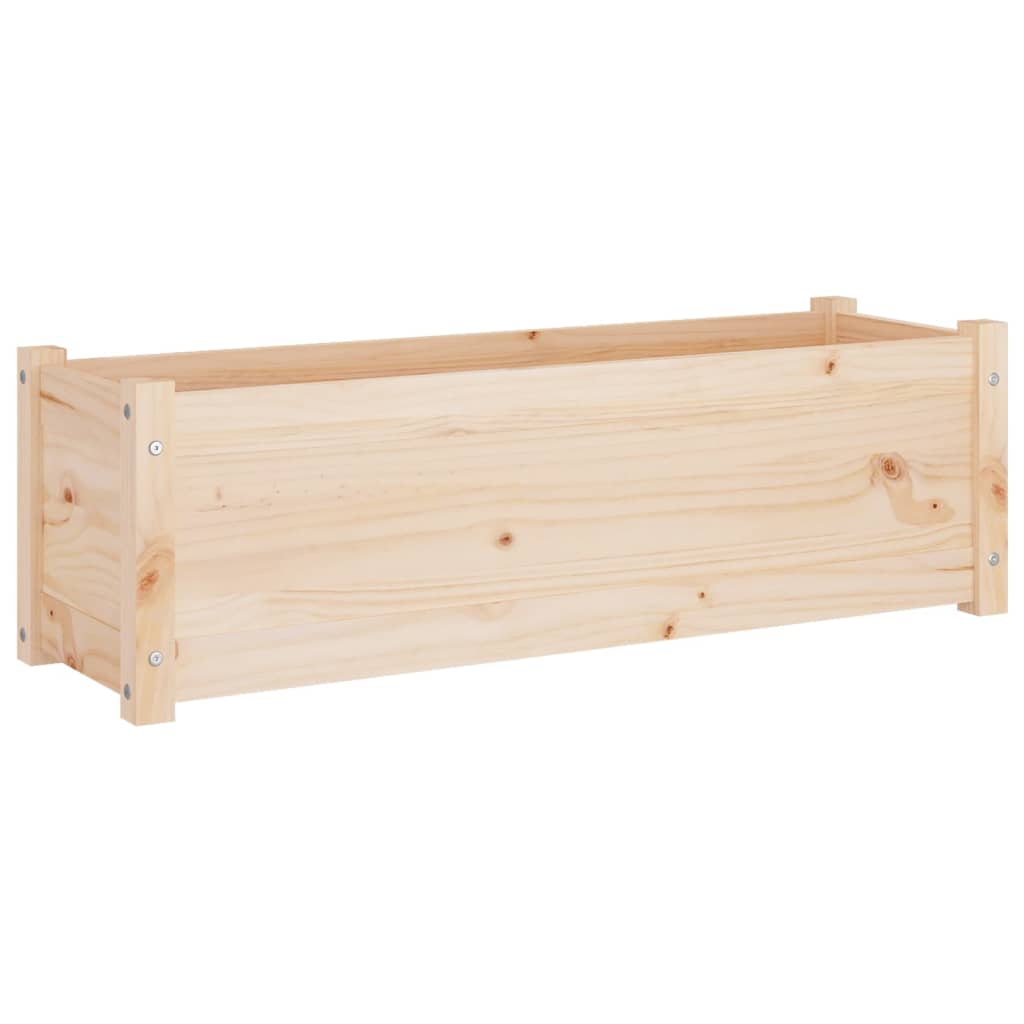 vidaXL Plantenbak 100x31x31 cm massief grenenhout