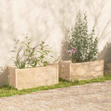 vidaXL Planter 100x50x50 cm solid pine wood
