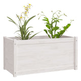 vidaXL Planter 100x50x50 cm solid pine wood