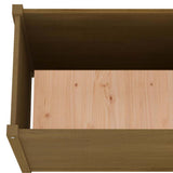 vidaXL Planter 100x50x70 cm Solid Pinewood Honey Brown