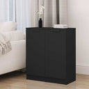 vidaXL Dressoir 30x30x70 cm bewerkt hout wit