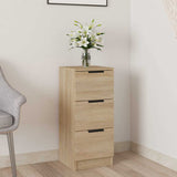 vidaXL Dressoir 30x30x70 cm bewerkt hout wit