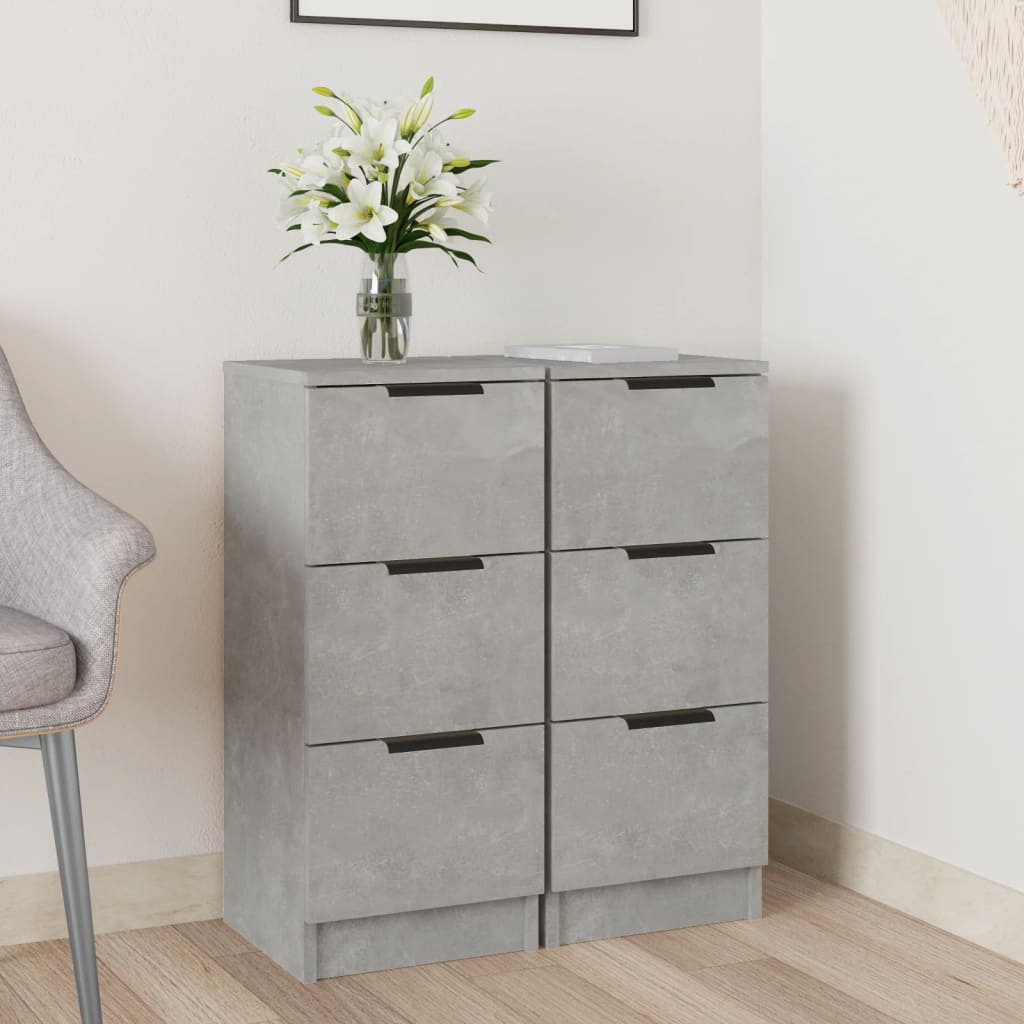 vidaXL Dressoir 30x30x70 cm bewerkt hout wit
