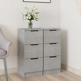 vidaXL Dressoir 30x30x70 cm bewerkt hout wit