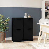 vidaXL Dressoir 30x30x70 cm bewerkt hout wit