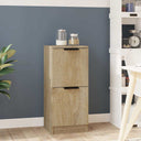 vidaXL Dressoir 30x30x70 cm bewerkt hout wit