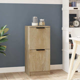 vidaXL Dressoir 30x30x70 cm bewerkt hout wit