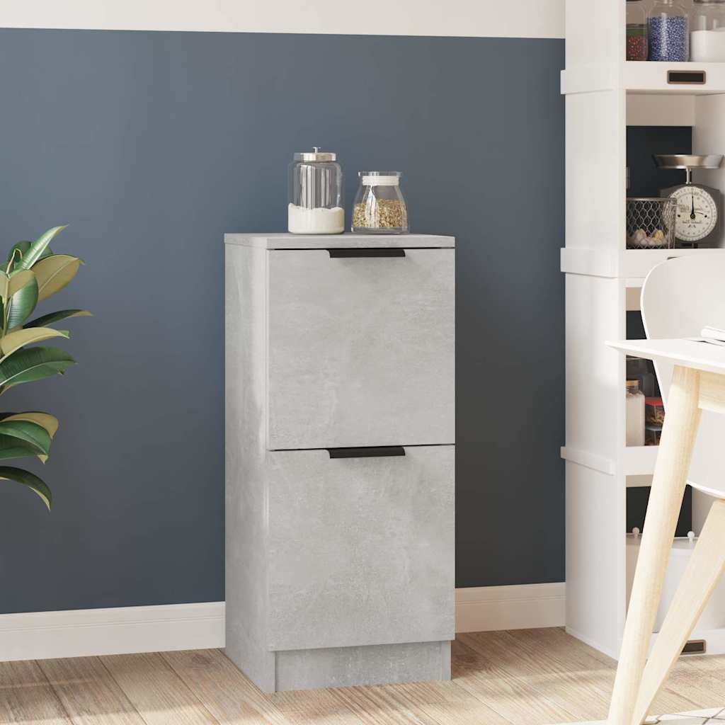 vidaXL Dressoir 30x30x70 cm bewerkt hout wit