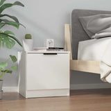 vidaXL Nachtkastjes 2 st 40x39x40 cm wit