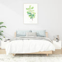 vidaXL Nachtkastjes 2 st 40x39x40 cm wit
