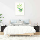 vidaXL Nachtkastjes 2 st 40x39x40 cm wit
