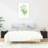 vidaXL Nachtkastjes 2 st 40x39x40 cm wit