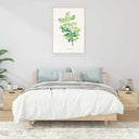 vidaXL Nachtkastjes 2 st 40x39x40 cm wit