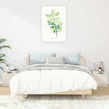vidaXL Nachtkastjes 2 st 40x39x40 cm wit