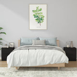 vidaXL Nachtkastjes 2 st bewerkt hout wit