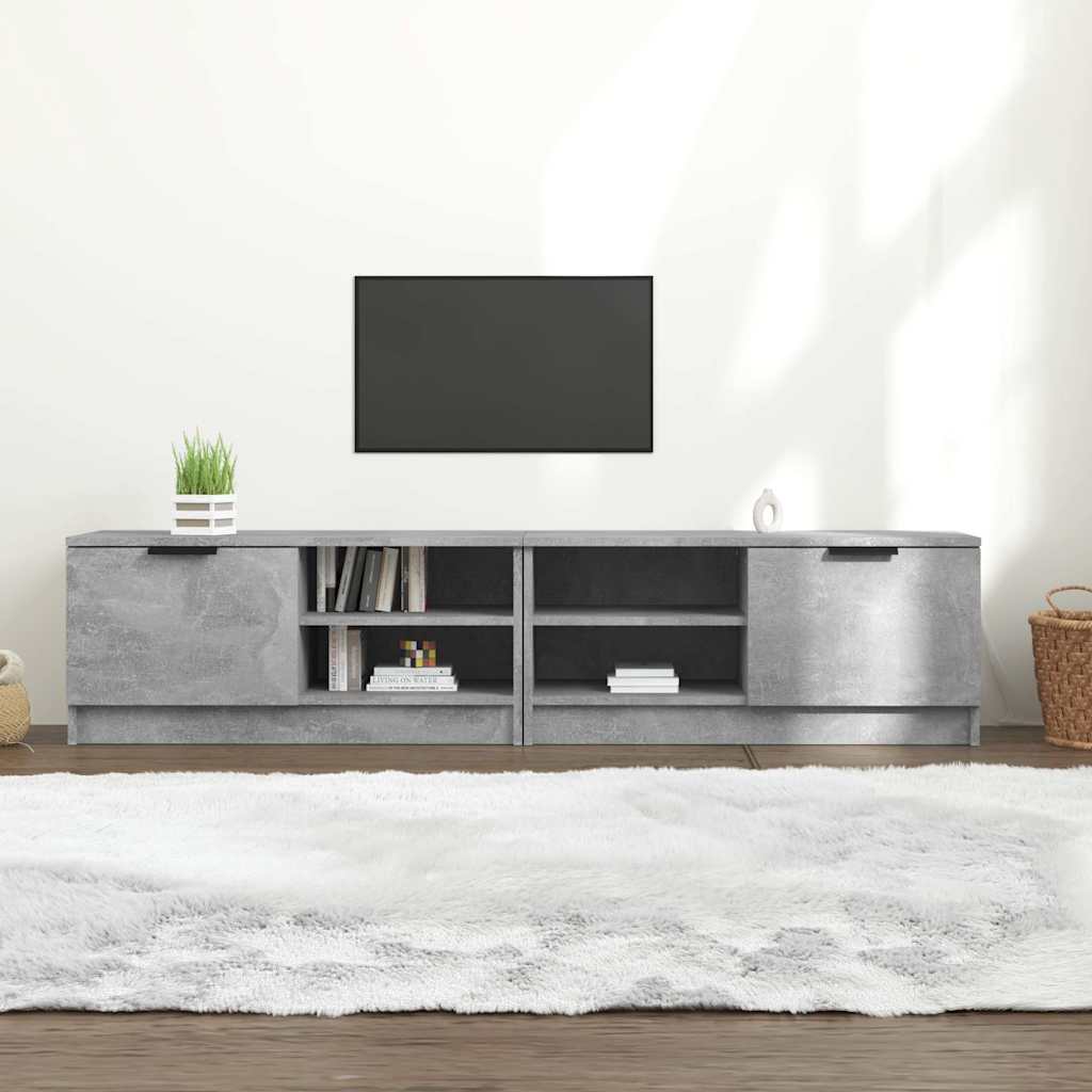 vidaXL Tv-meubel 80x35x36,5 cm bewerkt hout wit