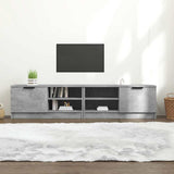 vidaXL Tv-meubel 80x35x36,5 cm bewerkt hout wit