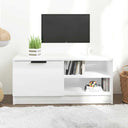 vidaXL Tv-meubel 80x35x36,5 cm bewerkt hout wit