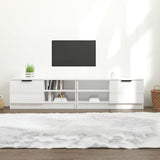 vidaXL Tv-meubel 80x35x36,5 cm bewerkt hout wit