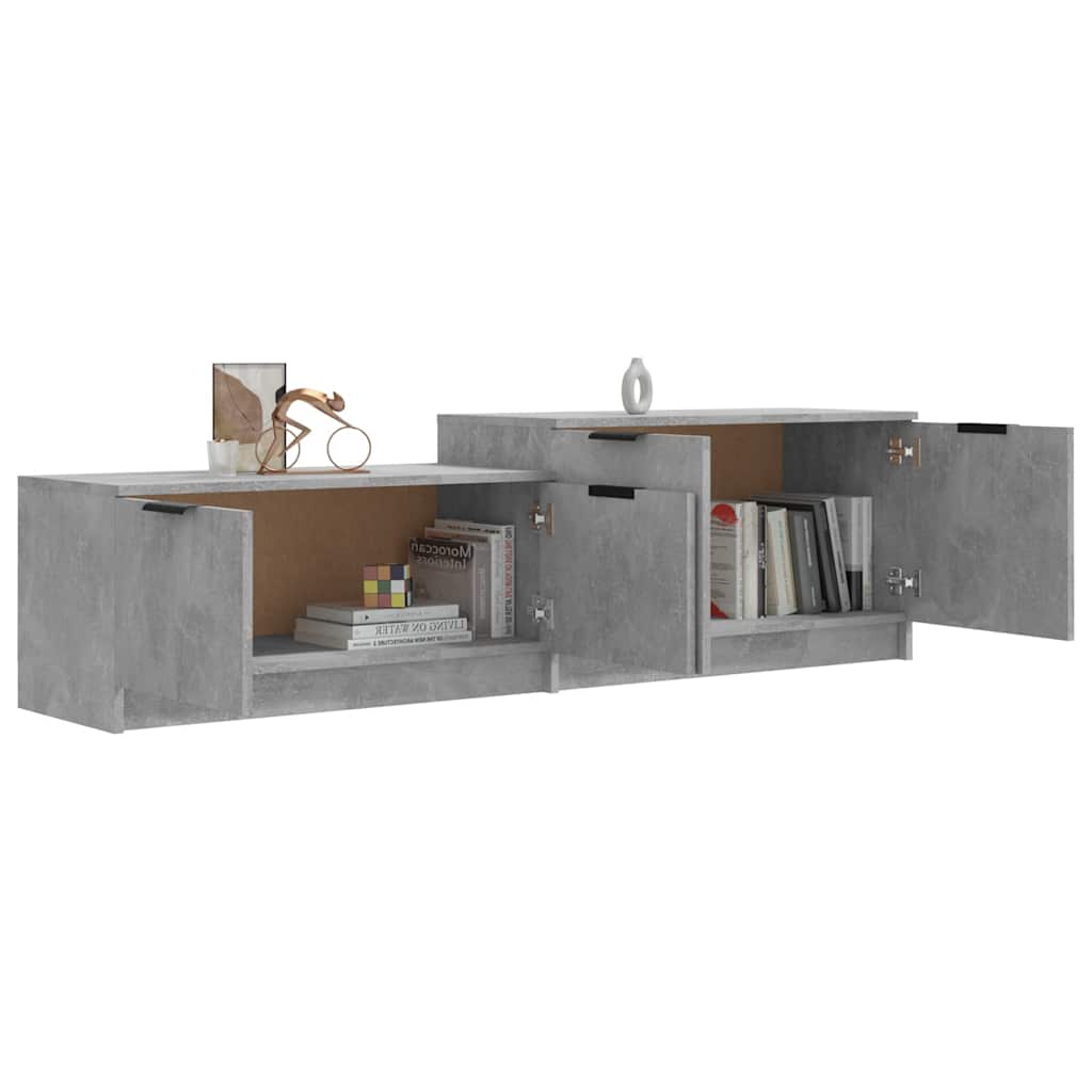 vidaXL Tv-meubel 158,5x36x45 cm bewerkt hout wit