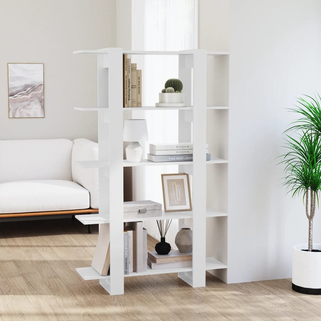 vidaXL Bookcase/Room Divider 100x30x160 cm White