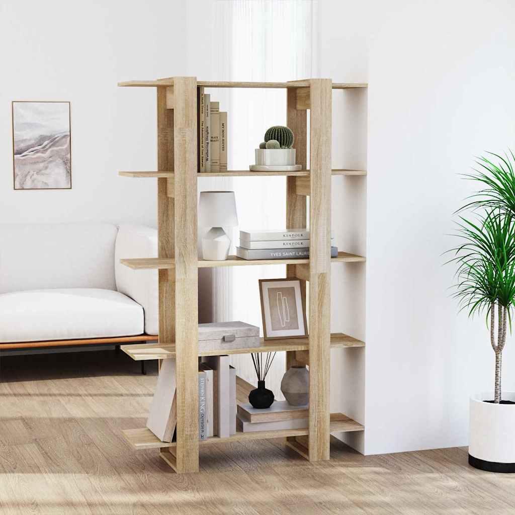 vidaXL Bookcase/Room Divider 100x30x160 cm White