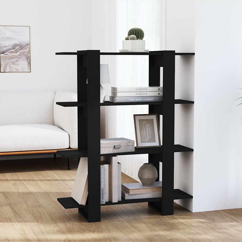 vidaXL Boekenkast/kamerscherm 100x30x123,5 cm wit