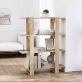 vidaXL Boekenkast/kamerscherm 100x30x123,5 cm wit