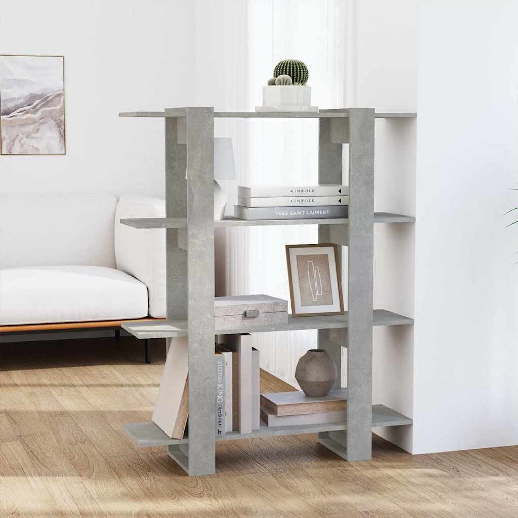 vidaXL Boekenkast/kamerscherm 100x30x123,5 cm wit