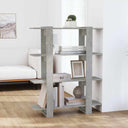vidaXL Boekenkast/kamerscherm 100x30x123,5 cm wit