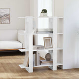 vidaXL Boekenkast/kamerscherm 100x30x123,5 cm wit
