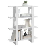 vidaXL Boekenkast/kamerscherm 100x30x123,5 cm wit