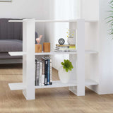 vidaXL Bookcase/Room Divider 100x30x87 cm White