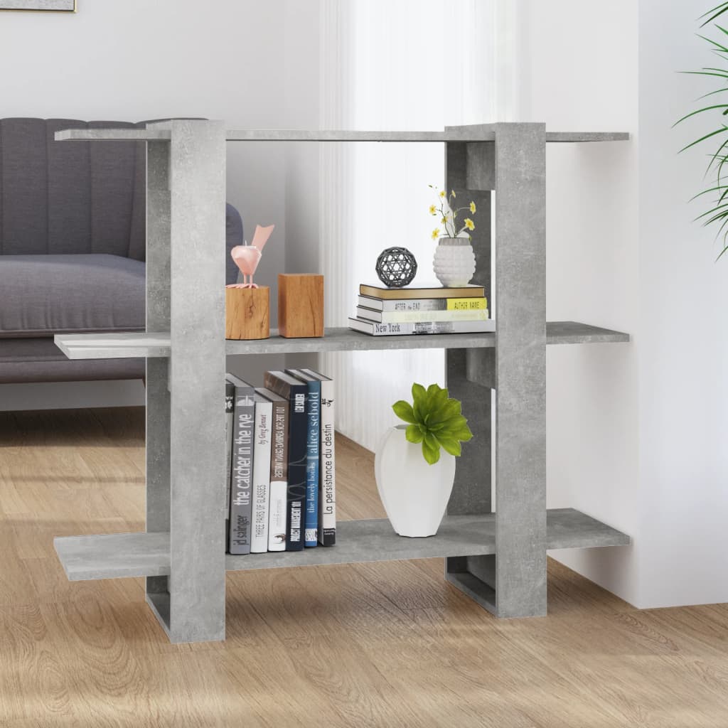 vidaXL Bookcase/Room Divider 100x30x87 cm White