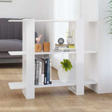vidaXL Bookcase/Room Divider 100x30x87 cm White