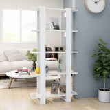vidaXL Boekenkast/kamerscherm 80x30x160 cm bewerkt hout wit