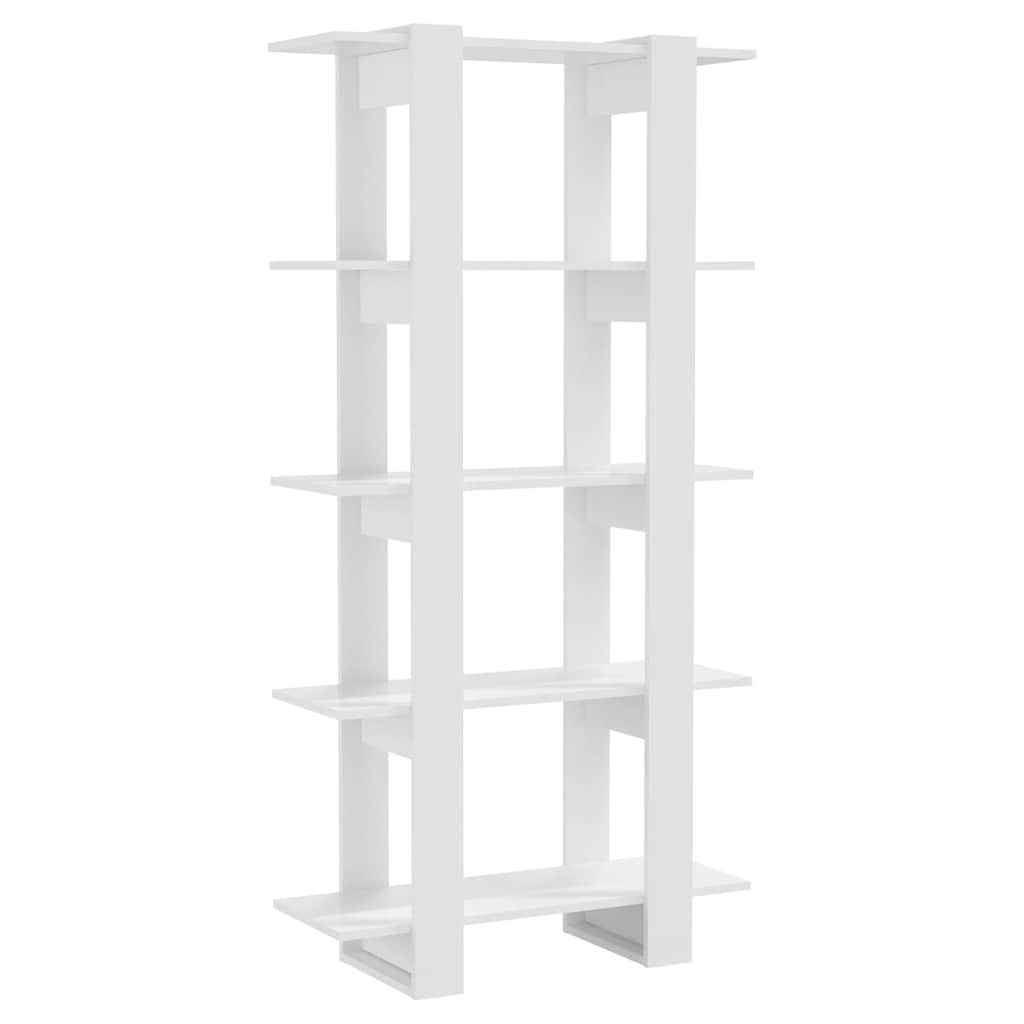 vidaXL Boekenkast/kamerscherm 80x30x160 cm bewerkt hout wit
