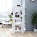 vidaXL Bookcase/Room Divider 80x30x123.5 cm White